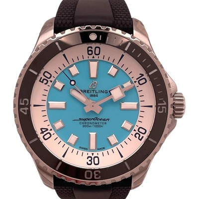 Breitling Superocean Automatik 44mm A17376 Blau #618