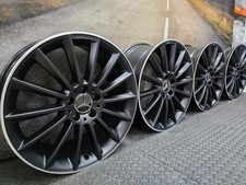 REFURBISHED GENUINE 19" MERCEDES GLA A156 19" AMG ALLOY WHEELS SET A B CLA GLB