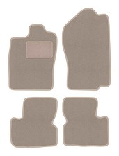 Fußmatten Automatten Velours Beige für Opel Vectra A 1988-1995 4-tlg