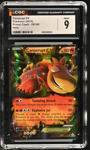 Camerupt-EX graded CGC 9 for sale on eBay