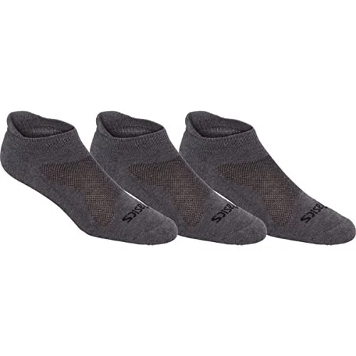 ASICS Cushion Low Cut (3 Pack), Grey Heather, X-Large