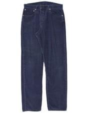 Levi's Herren 517 Straight Cord Hose W34 L34 Navy Blau Baumwolle AI17
