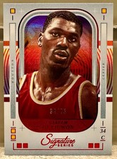 Top Hakeem Olajuwon Cards of All-Time 34