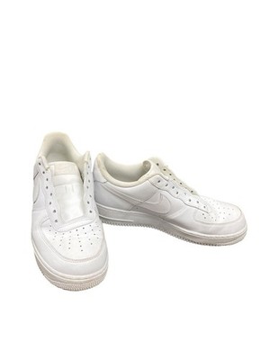 Nike Air Force 1 mens white leather low top athletic sneakers sz 9.5 SKU 10-254