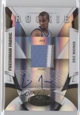 2009 Certified Freshman Fabric Signatures Mirror Gold 23/25 Eric Maynor #188 0c3
