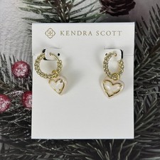 Kendra Scott Ari Heart Huggie Earrings