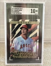 SGC 10 Shohei Ohtani 2022 Bowman's Best Masterpieces Atomic Refractor 