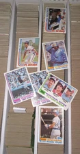 1982 Topps Baseball 50 card Lot EX-MT-NM CONDITION. No creases, or duplicates