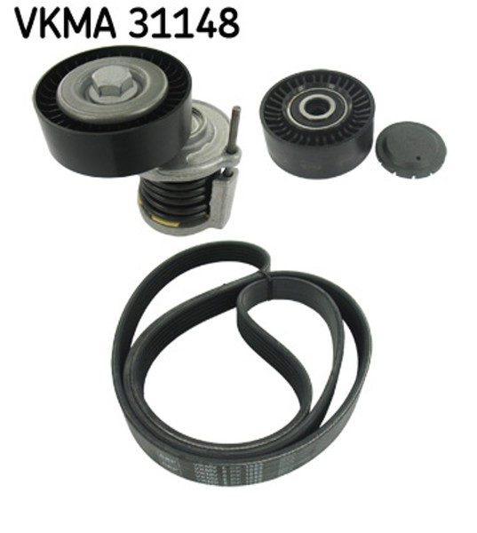 SKF Keilrippenriemensatz Vkma 31148 FüR VW T5 Transporter T6 Multivan Amarok S6B-image