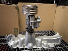 1937-39 Ford Flathead Aluminum Intake Manifold 60 Hp W Model 59 94 Carb