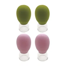 4x Massage Cupping Cups Vacuum Suction Personal Athletes Facial Cupping Sets US