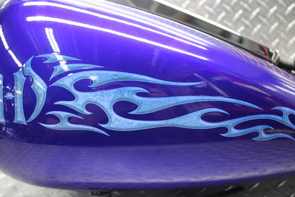 Harley-Davidson Electra Glide Classic 1990 tanque de gasolina FLHTC con moldura de tanque (sin óxido) Foto 3 de 4