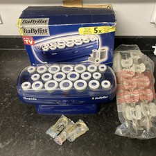 Babyliss Rapide Electric Hair Rollers And Pins Curls Curling Heated Rollers