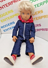 Original Trendon Sasha Gregor 16" Doll No. 304 - Fair Hair in Blue Jumpsuit