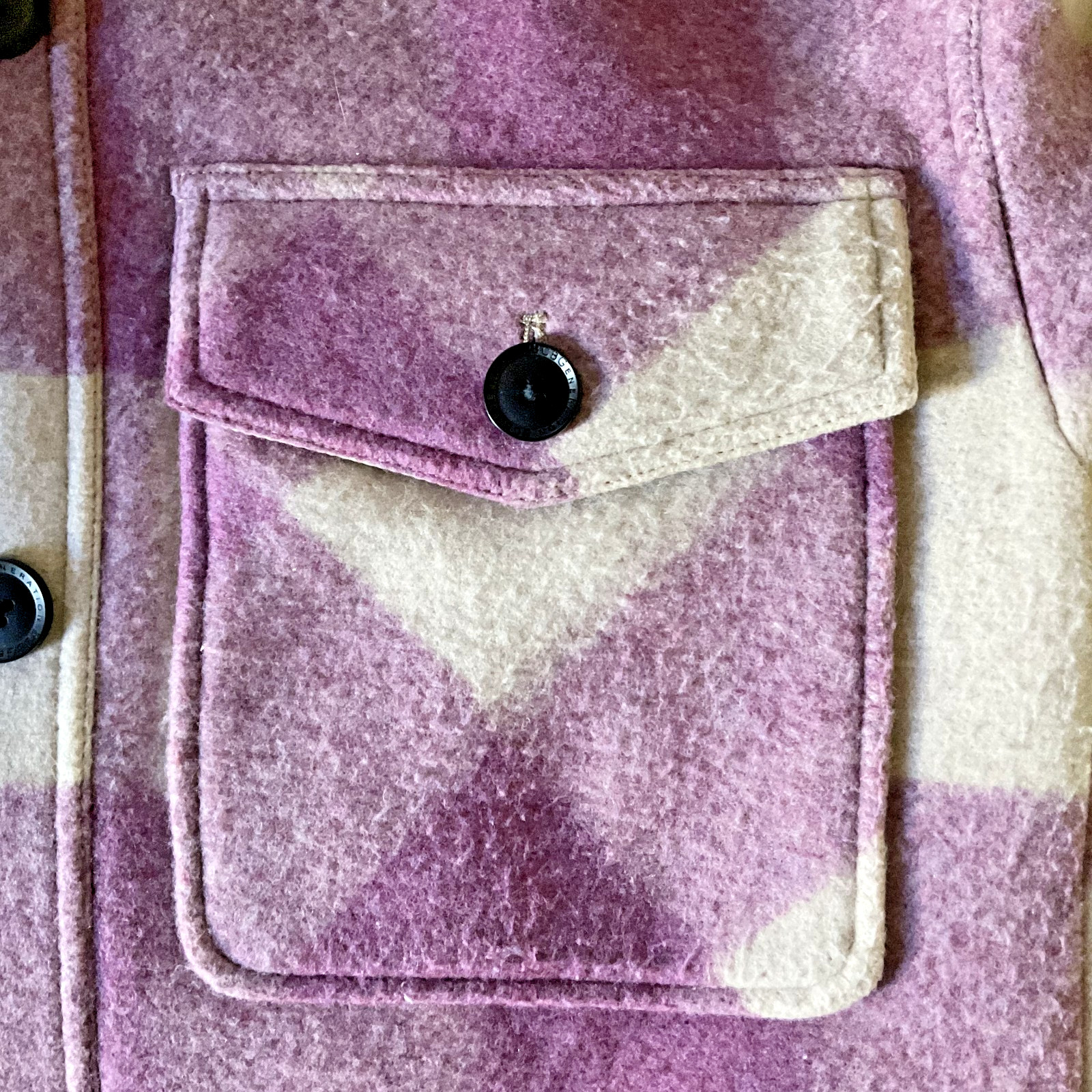 BCBGeneration Women’s Shacket Coat Small Pink Cre… - image 6