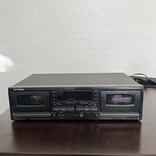 Optimus SCT-57 Dual Stereo Cassette Deck Dubbing Tape Player Recorder Working