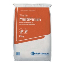 Thistle Multi Finish Plaster 25kg Gypsum Skimming Plaster for Interior Use