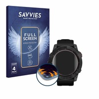 4X Full-Screen Schutz Folie FüR Garmin Fenix 7X (51 Mm) 3D Curved Edge Display