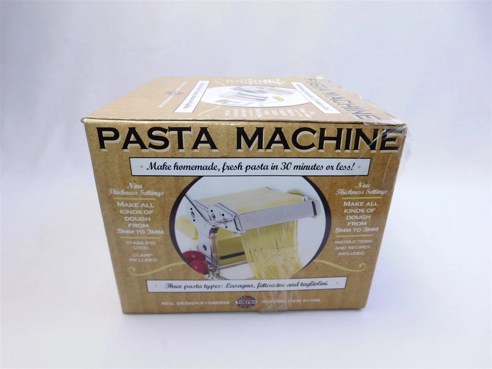 NORPRO Manual Pasta Machine Item #1049 Noodle Roller COMPLETE NEW In Box - Image 4 of 4
