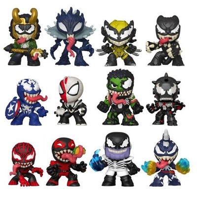FUNKO MYSTERY MINIS 2020 MARVEL VENOM DEADPOOL BOBBLE-HEAD eine zufällige Figur