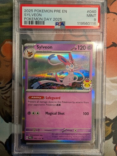 Sylveon graded PSA 9 for sale on eBay