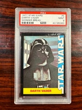 Darth Vader 1977 Star Wars Wonder Bread #5 PSA 9