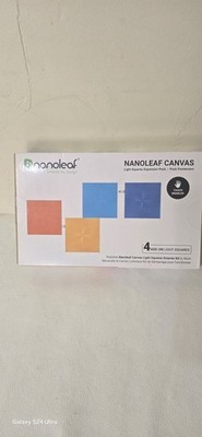 Nanoleaf Canvas 4 Add On Light Squares Canvas Expansion Pack - 4 Pieces