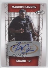 2011 SAGE Hit Auto Marcus Cannon #A41 Auto 0a1