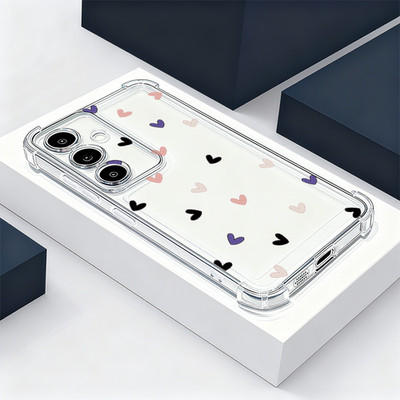 Lovery Heart Clear Case für Samsung S26 Ultra S25 S24 S23 A57 A16 A55 TPU-Hülle