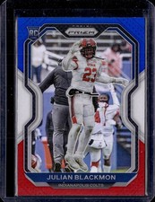 2020 Panini Prizm #330 Julian Blackmon Prizm Red White and Blue