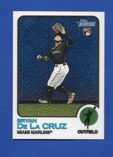 2022 Topps Heritage #334 Bryan De La Cruz *RC *Chrome* 280/999 NRMT-MT or Better