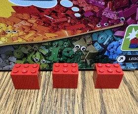 3 Lego Ferrari Cupboards 2X3X2 From Set 8672