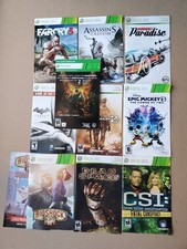 Xbox 360 Manuals  Inserts Lot Dead Space Bioshock Gears of War Call of Duty