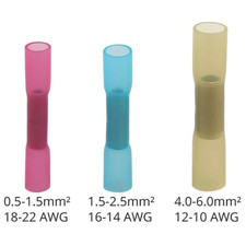 500/50x Waterproof Heat Shrink Wire Cable Connector Crimp Seal Butt Joint Sleeve