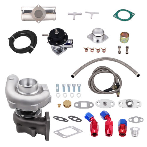 T04E T3/T4 Turbocharger Up to 400HP Oil Return Feed Line Type-S BOV Adapter Kit
