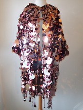 Dolce & Gabbana Metallic Paillette Sequin Fringe Embellished Jacket Coat 40 4