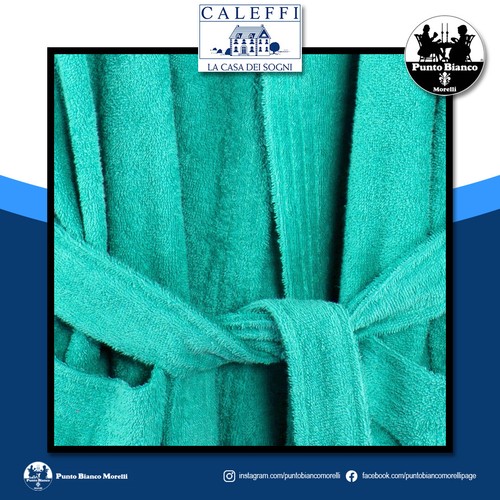 Accappatoio spugna uomo donna cotone Minorca Caleffi - Picture 53 of 78