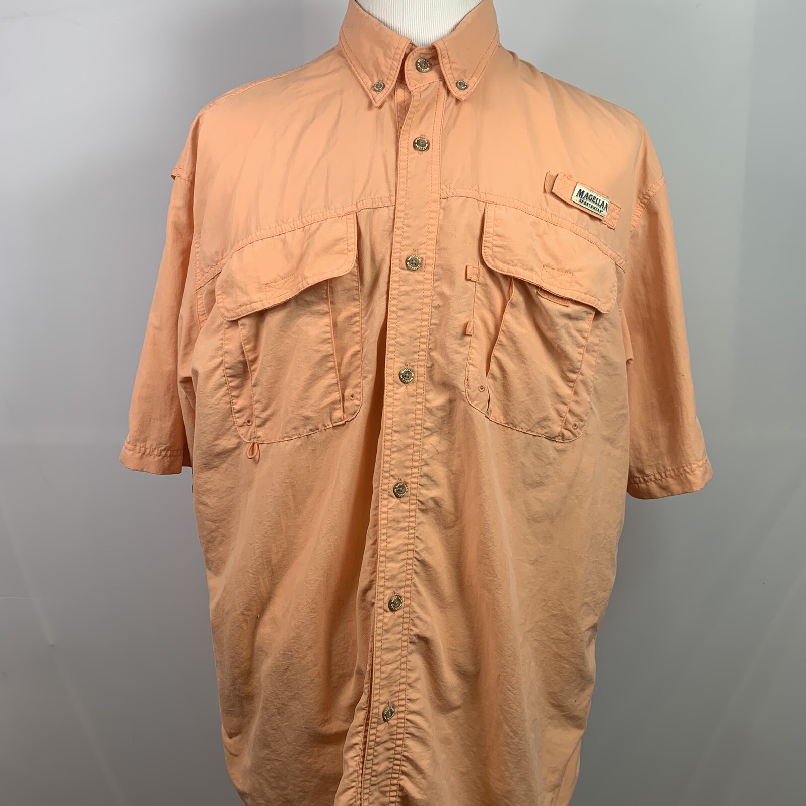Magellan Sportswear / Men's Vented Fishing Shirt / Fi… Gem