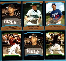 2004 BOWMAN DRAFT BASE &  GOLD BASEBALL  185    CARD LOT