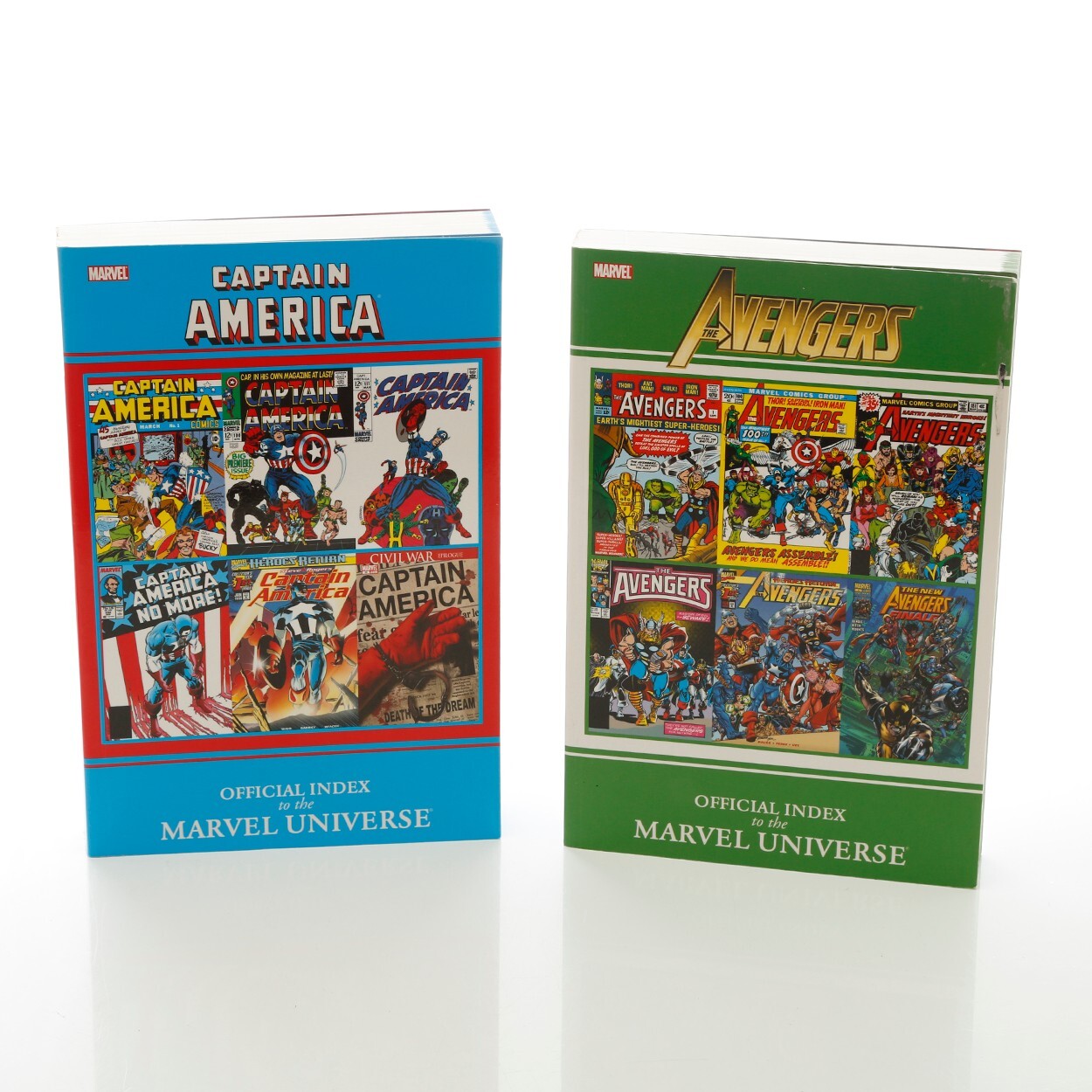 Avengers Official & Captain America Index to the Marvel Universe by Marvel Books
