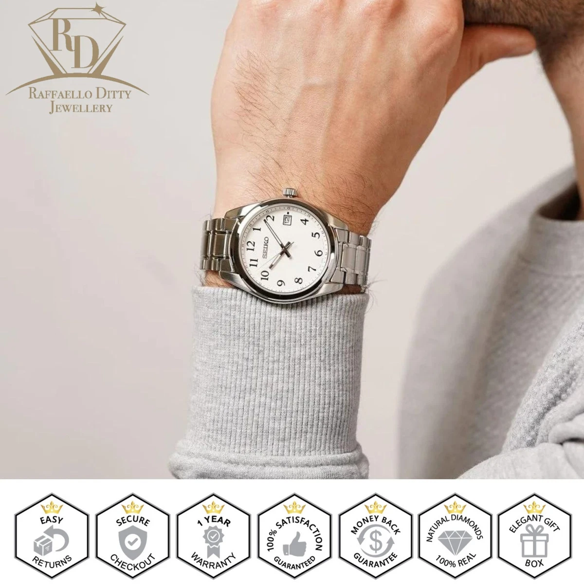White and silver watches sale
