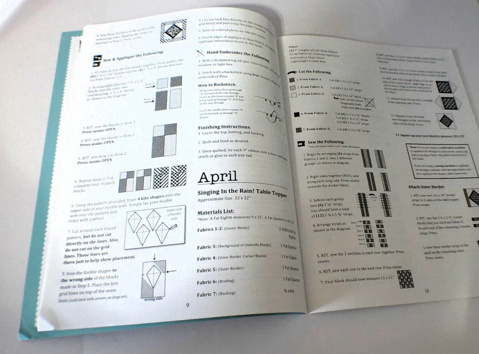 Kimberbell Cuties - 12 Seasonal Table Topper Patterns (Sewing) - Image 3 of 4