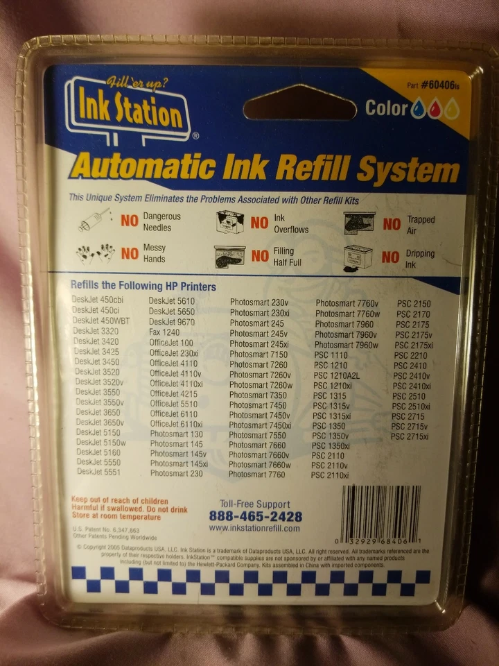 Easy Ink Refill System from Ink Station Tri Color Refill HP 28 / 57 Cartridges - Image 3 of 4