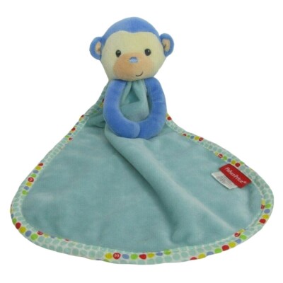 Plush Toy Myer Baby Blanket Fisher Price Lovey Monkey Security