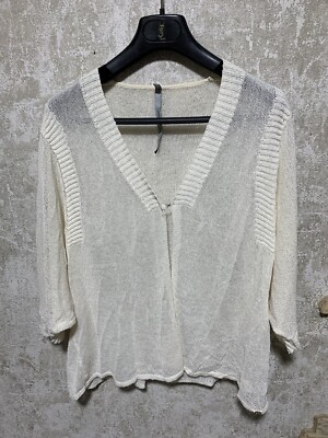 Vintage Cop Copine Exaucer Gilet Knit Cardigan Size L - Main Image