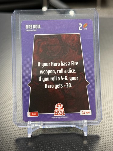 Bo Jackson Battle Arena PLAY #PL-24 Fire Roll Card