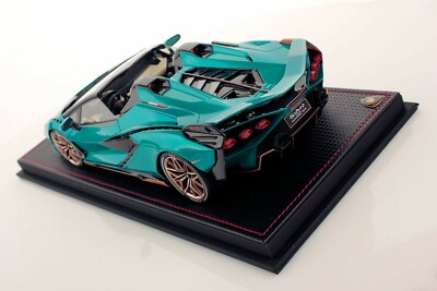 MR Lamborghini Sian Roadster Blue Uranus - Limited 399 pcs 1/18 IN