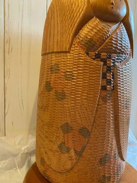 kokeshi 井口悟 Satoru Iguchi 【椿 】BIG KOKESHI 12kg 45cm !! | eBay