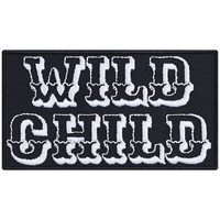 Wild Child AufnäHer Lady Biker AufbüGler Bad Girl Patch Rocker Applikation