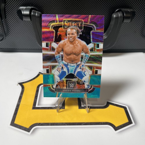 Xavier Woods 2024 Select #72 Concourse Level Purple White And Green Prizm - Picture 2 of 3